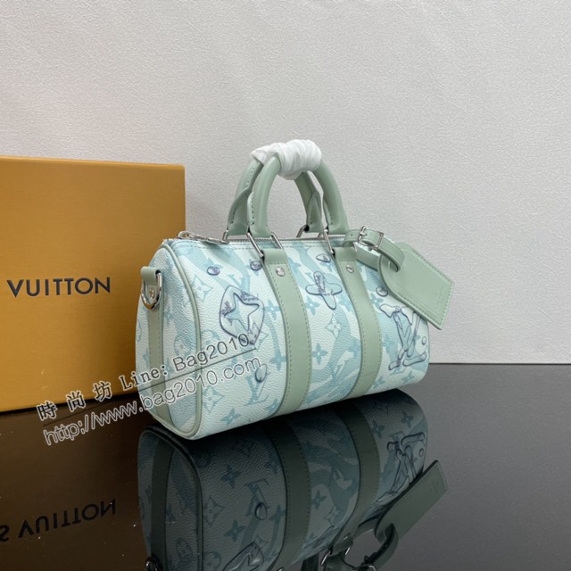 Lv路易威登2023專櫃新款Keepall Bandoulière25手袋 LV手提肩背男包 M22527 ydh5063